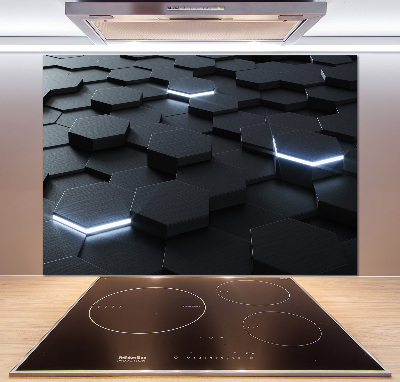 Glasrückwand für die küche Abstraktion