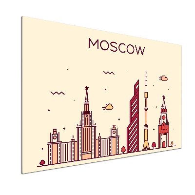 Platte für Küchenrückwand Moskauer Gebäude