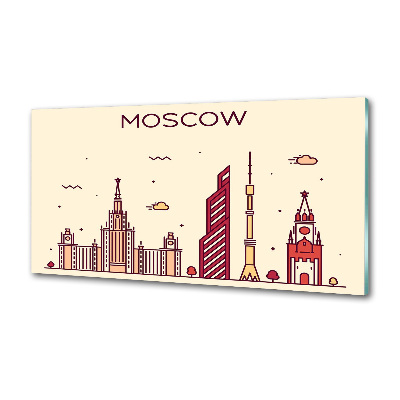 Platte für Küchenrückwand Moskauer Gebäude