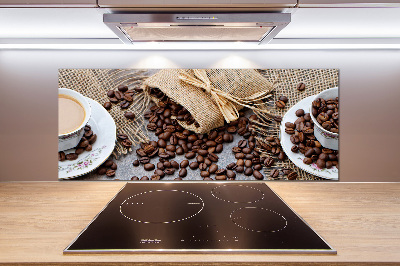 Platte für Küchenrückwand Kaffee mit Milch