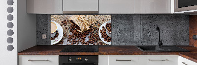 Platte für Küchenrückwand Kaffee mit Milch