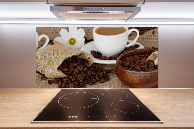 Küchen wandpaneel Kaffee mit Milch