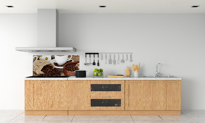 Küchen wandpaneel Kaffee mit Milch