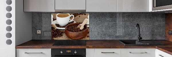 Küchen wandpaneel Kaffee mit Milch