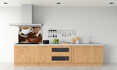 Küchen wandpaneel Kaffee mit Milch