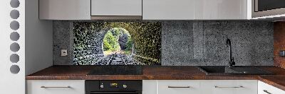 Platte für Küchenrückwand Eisenbahntunnel