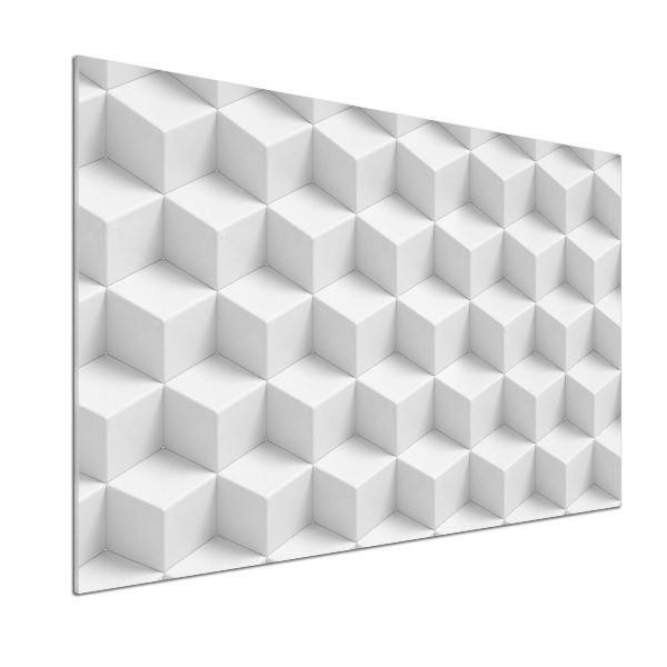 Glasrückwand für die küche 3D-Abstraktion