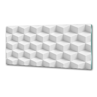 Glasrückwand für die küche 3D-Abstraktion