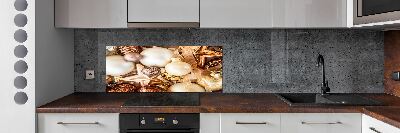 Küchen wandpaneel Weihnachtskugeln