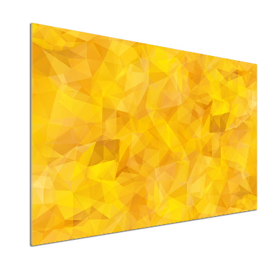 Glasrückwand für die küche Abstrakte Dreiecke