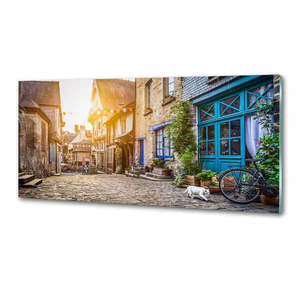 Platte für Küchenrückwand Eine charmante Straße