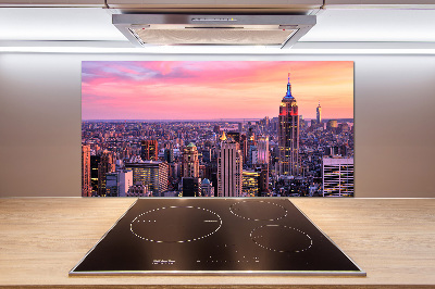 Glasrückwand für die küche New York West