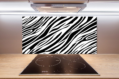 Küchen wandpaneel Zebra-Hintergrund