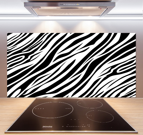 Küchen wandpaneel Zebra-Hintergrund