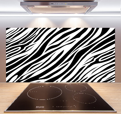 Küchen wandpaneel Zebra-Hintergrund