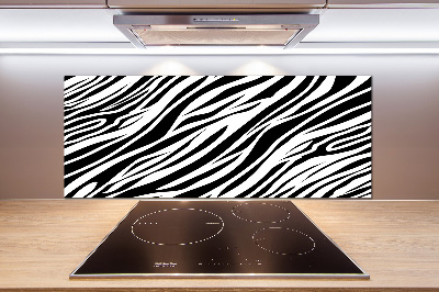 Küchen wandpaneel Zebra-Hintergrund