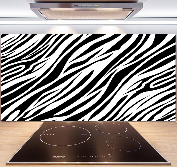 Küchen wandpaneel Zebra-Hintergrund
