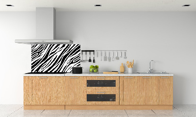 Küchen wandpaneel Zebra-Hintergrund