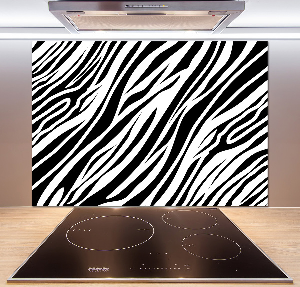 Küchen wandpaneel Zebra-Hintergrund