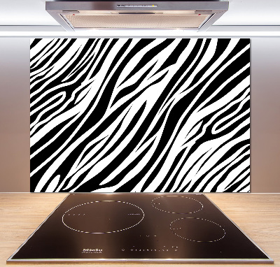 Küchen wandpaneel Zebra-Hintergrund