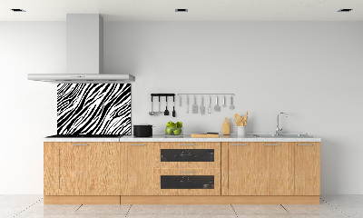 Küchen wandpaneel Zebra-Hintergrund