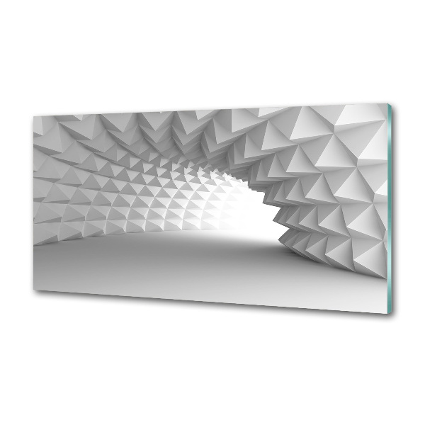 Glasrückwand für die küche Abstrakter Tunnel