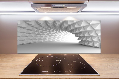 Glasrückwand für die küche Abstrakter Tunnel