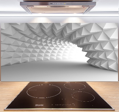 Glasrückwand für die küche Abstrakter Tunnel