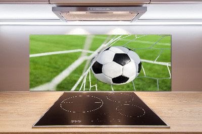 Platte für Küchenrückwand Der Ball ist im Tor