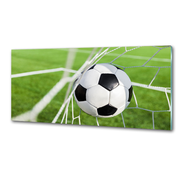 Platte für Küchenrückwand Der Ball ist im Tor