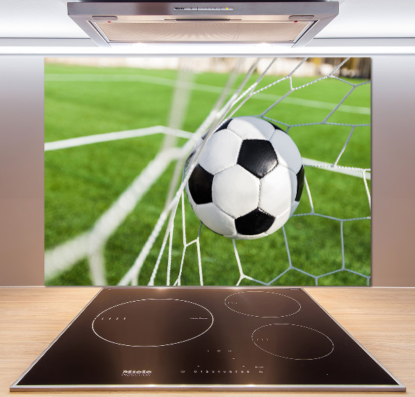 Platte für Küchenrückwand Der Ball ist im Tor