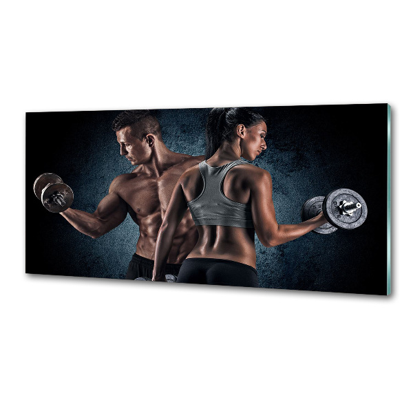 Küchen wandpaneel Muskelaufbau