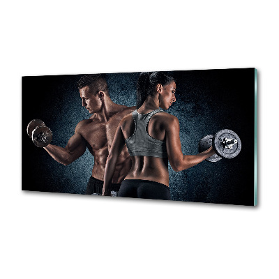 Küchen wandpaneel Muskelaufbau