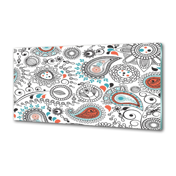 Glasrückwand für die küche Ornamente