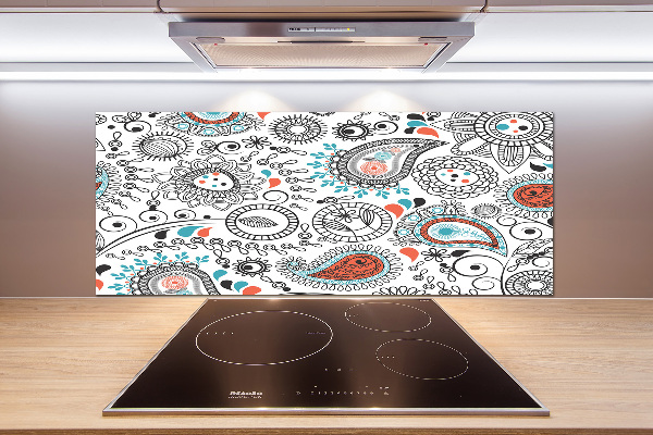 Glasrückwand für die küche Ornamente