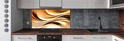 Platte für Küchenrückwand Abstrakte Wellen