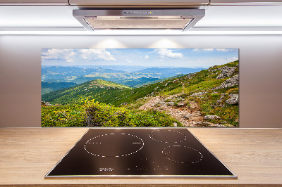 Küchen wandpaneel Grüne Hügel