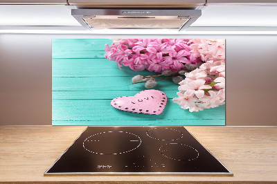 Küchen wandpaneel Ohne und Herz