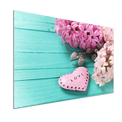 Küchen wandpaneel Ohne und Herz