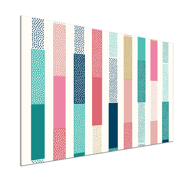 Platte für Küchenrückwand Bunte Streifen