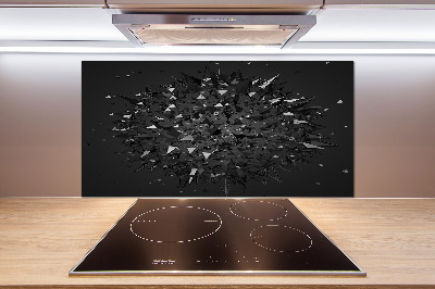 Platte für Küchenrückwand 3D-Abstraktion