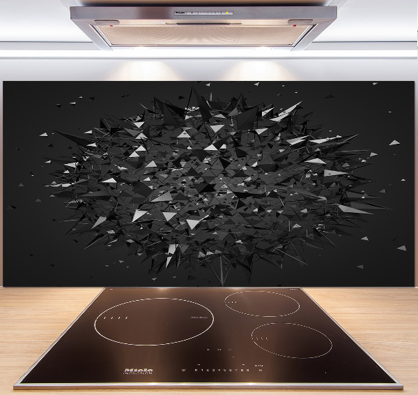 Platte für Küchenrückwand 3D-Abstraktion