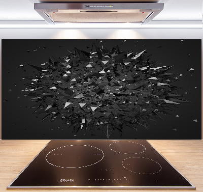 Platte für Küchenrückwand 3D-Abstraktion