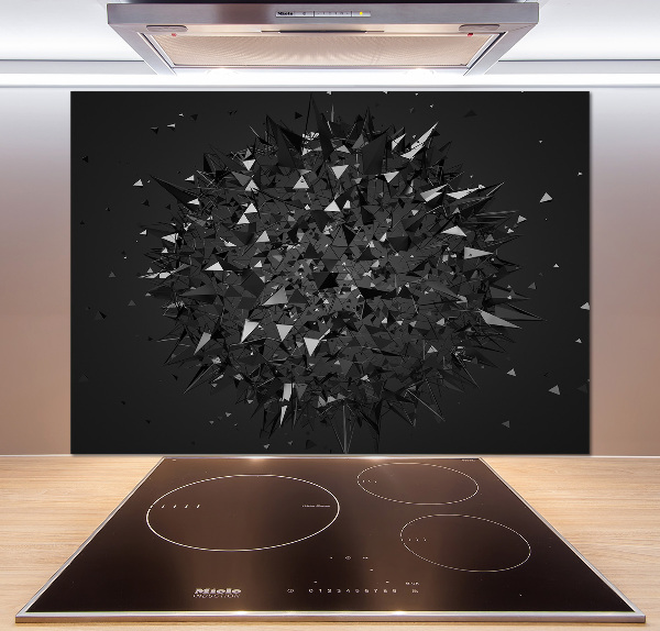 Platte für Küchenrückwand 3D-Abstraktion