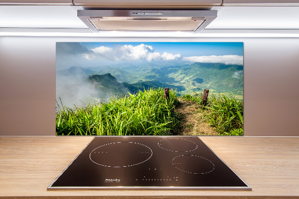 Platte für Küchenrückwand Pfad zum Gipfel