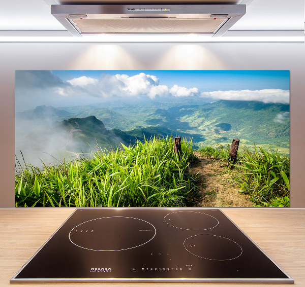 Platte für Küchenrückwand Pfad zum Gipfel