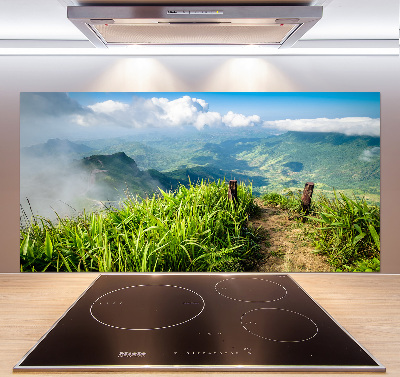 Platte für Küchenrückwand Pfad zum Gipfel