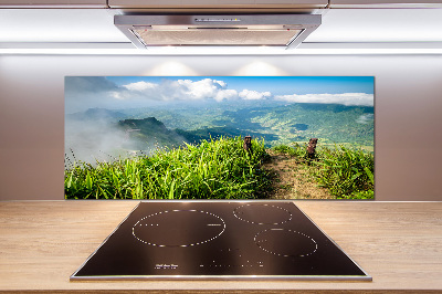 Platte für Küchenrückwand Pfad zum Gipfel