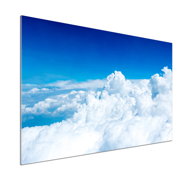 Glasrückwand für die küche Wolken aus der Vogelperspektive
