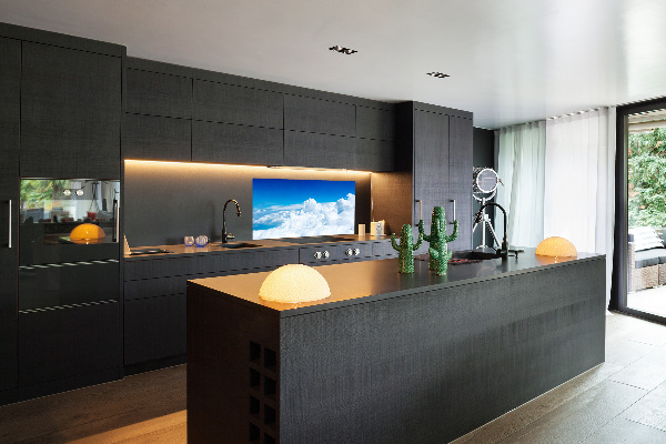 Glasrückwand für die küche Wolken aus der Vogelperspektive